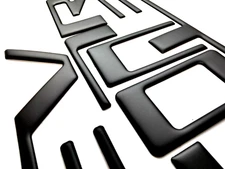 3D BLACK MATTE RAISED DOMED TAILGATE LETTER FOR COLORAD 2021-2022 US MADE