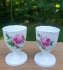 Pair Of Meissen Rose Egg Cups — photo 1