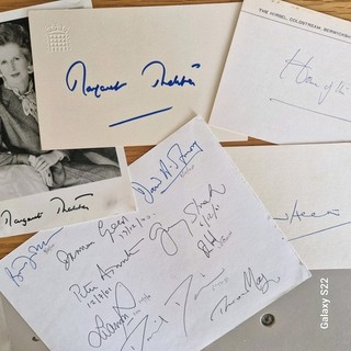 BRITISH PRIME MINISTERS COLLECTION . ORIGINAL AUTOGRAPHS.