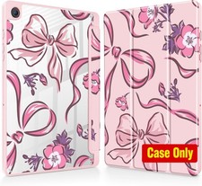 Case for Samsung Galaxy Tab A9 11  2024 Model, Clear Slim Cover with S Pen Hold