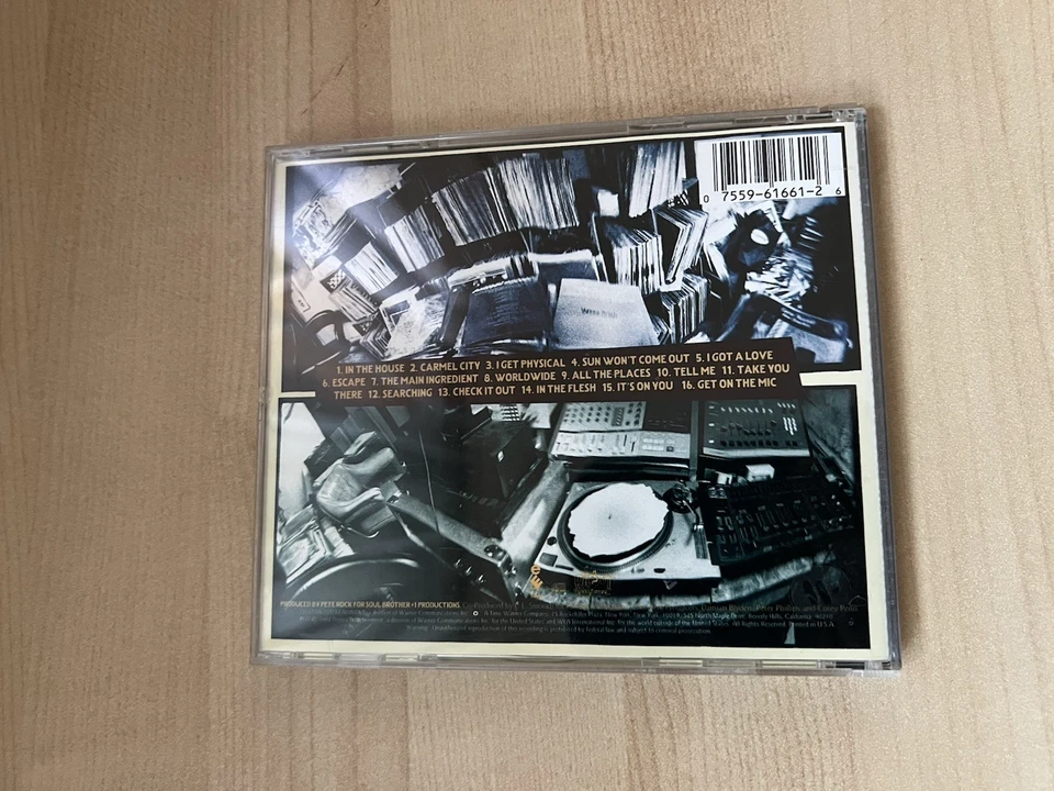 Main Ingredient by Pete Rock & C.L. Smooth (CD, 1994) East Coast Hip Hop RARE - Image 2 of 4