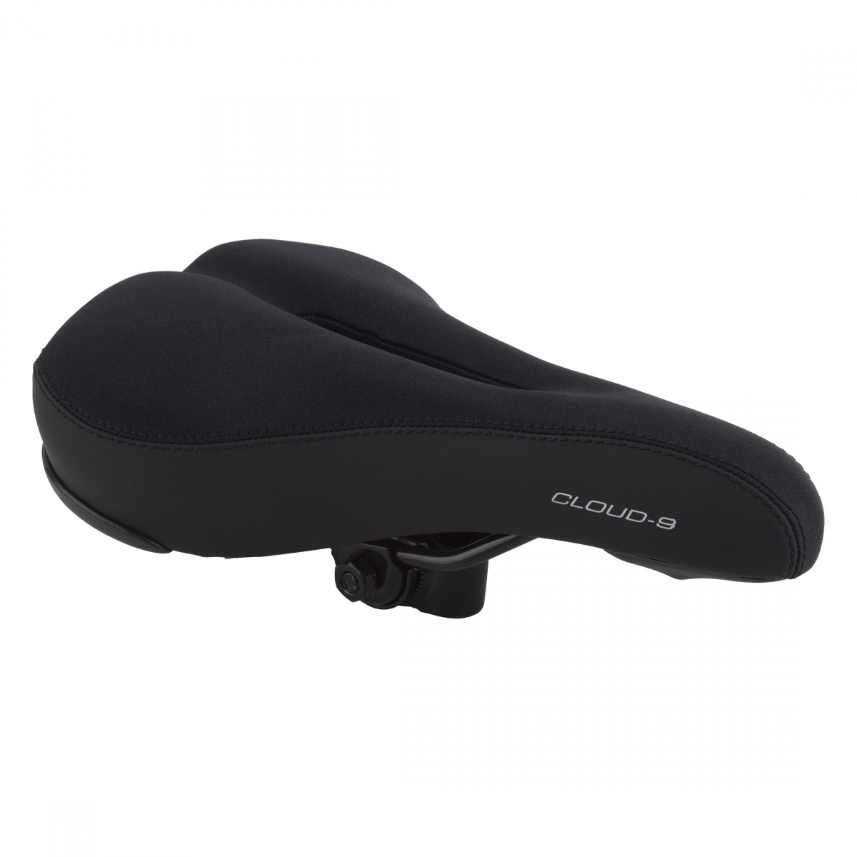 Cloud-9 Ladies Cut Out Bicycle Comfort Sport Seat Airflow Padding Black Lycra