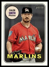 2018 Topps Heritage Caleb Smith Miami Marlins #647