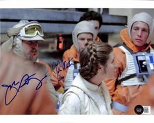 John Ratzenberger & John Morton Signed Star Wars ESB HOTH 8x10 Photo Beckett
