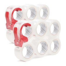 Packing Tape, Heavy Duty Packaging Tape Designed for Moving Boxes, Shipping, ...