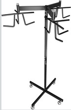 MR Movable Professional Volleyball Net Storage Rack with Lockable Wheels