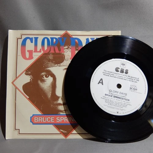 Bruce Springsteen - Glory Days (CBS BA 3305) Australian PR0M0 45