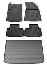 Gummi Fußmatten Kofferraumwanne für Renault Captur 2 ab 2020- Gummimatten Set