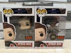 Funko Pop! Spider-Man No Way Home Black Gold Suit Chase Bundle AAA Anime Glows