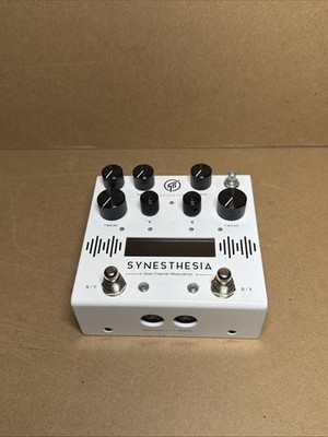 GFI System Custom White Synesthesia Multi-Modulation Pedal