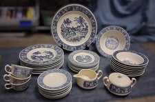 Vajilla Stratwood Collection Shakespeare Country azul blanco elige tu pieza U