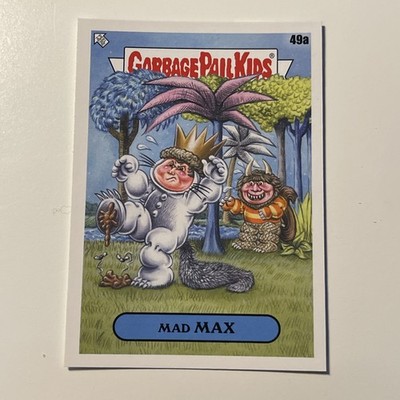 2022 Garbage Pail Kids Book Worms Mad Max Card #49a