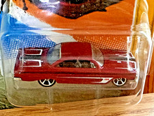 2012 Hot Wheels New Models 61 1961 Chevy Impala 409 Cherry Red In Protector
