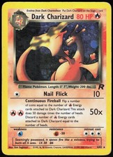 Dark Charizard - 4/82 - Pokemon Team Rocket Unlimited Holo Rare Card WOTC HP