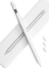 Pencil USB-C for Ipad 2018-2026: Hidden-Port Stylus with Bluetooth Shortcuts, Ti