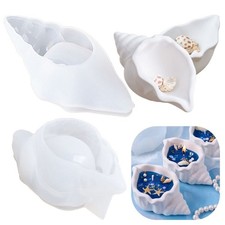 Jewelry Storage Box Molds Conch Jar Molds Ornament Molds Silicone Mould
