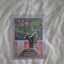 2021-22 Upper Deck Series 2 UD Canvas Black Jason Robertson #C147