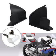 Matte Black Rear Tail Spoiler Fixed Wing Fairing Winglet For BMW S1000RR 2009-14