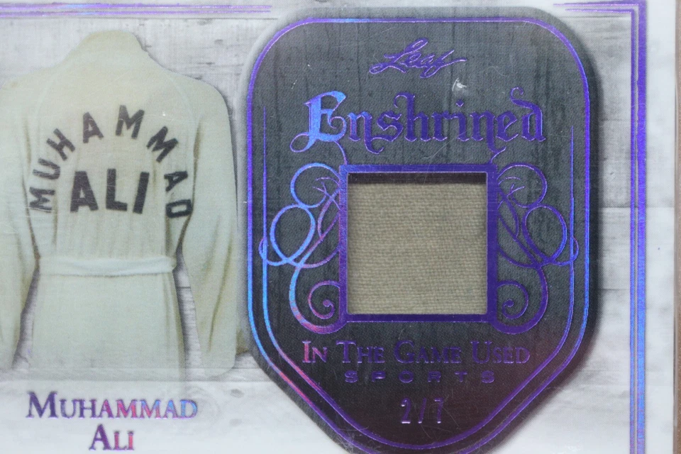 2018 Leaf Enshrined, Game Worn Patch, Muhammad Ali, SSP 2/7 - Image 2 of 3