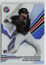 Topps Pristine Blaze Alexander RC 01/75 Arizona Diamondbacks #132 Baseball Card