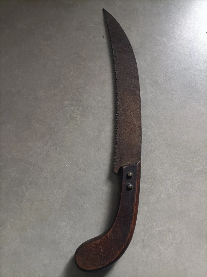 Antiguo/Vintage Billhook o sierra de podar curva o limpieza... Foto 2 de 4