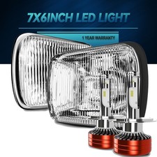 5x7 H6054 Headlights H4/9003 Fog Light DRL Offroad Universal