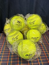 Lot Of 8 Dudley Thunder SX Softball Fastpitch 2 SY12RF80 and 6 4E-069Y. 12”   S4