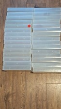 30 X  EMPTY VHS VIDEO TAPE STORAGE CASES