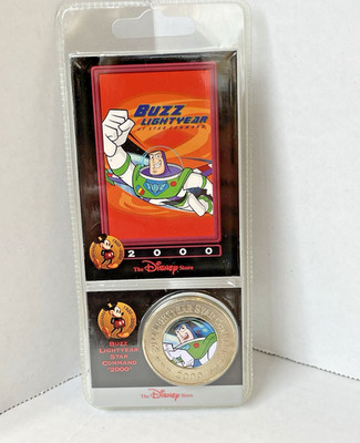 Disney Toy Story Decades Coin #35 2000 Buzz Lightyear Star Command NEW NIP