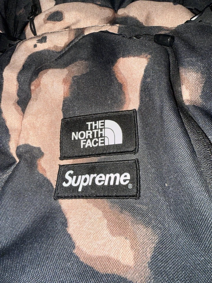 Supreme X The North Face Bleached Denim Print Pocono Backpack - Image 4 of 4
