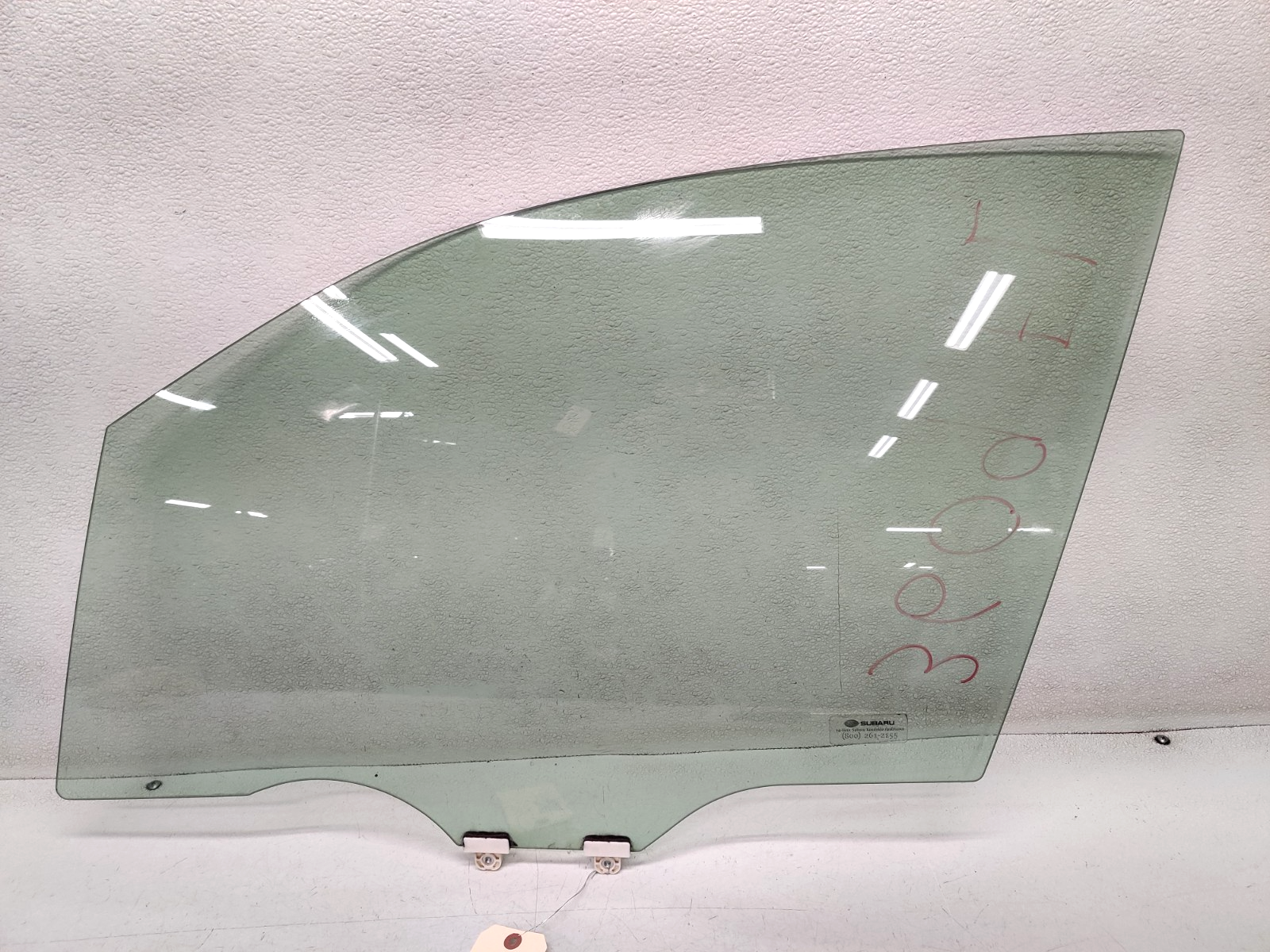 17-18 SUBARU FORESTER FRONT LEFT SIDE DOOR WINDOW GLASS ASSEMBLY, OEM LOT3609