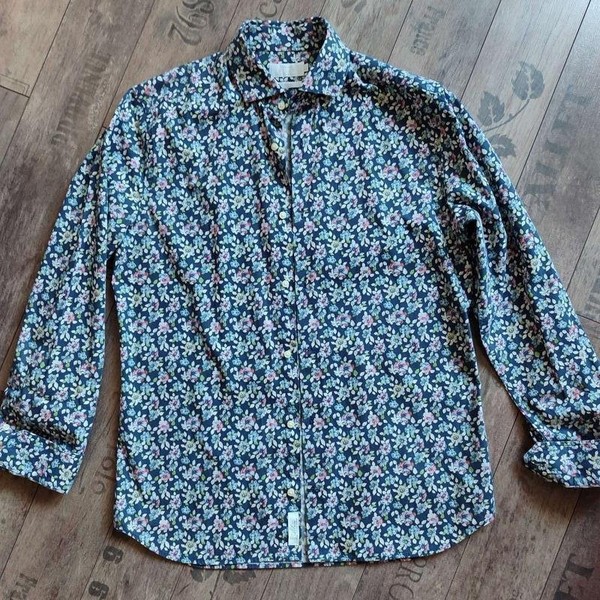 Women Shirt Green Cotton 40 / L / 48