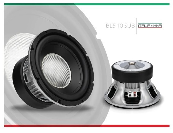 Italia Hi-Fi BL-5 10" Subwoofer (LIMITED QUANTITY SALE, 15 UNITS TOTAL)