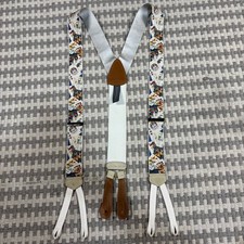 Vintage Trafalgar Limited Edition Joker Playing Cards Silk Suspenders Braces