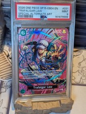 2026 One Piece Trafalgar Law SP Alt Art OP15-EB04 EN PSA 9 Mint #031