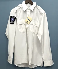 Official MBTA Boston MA Subway Train Bus Chief Inspector Uniform Shirt Patch NOS