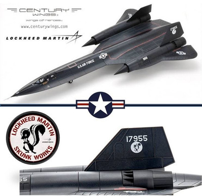 Century Wings 1/72 Lockheed SR-71A Blackbird USAF Skunk Works Edwards AFB, CA