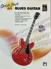 Quick Start ~ Blues Guitar Techniques & Chords + Tabs Sheet Music Book + CD