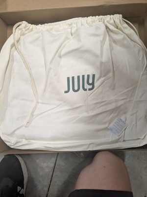 NWT RARE July Black Carry All Weekender Plus Tote Duffel Split Bag Discontinued