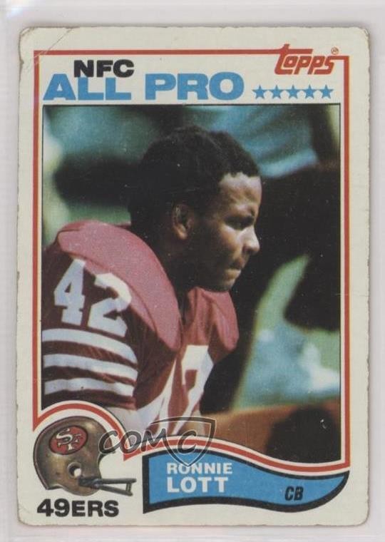 1982 Topps Ronnie Lott #486 HOF 0q3