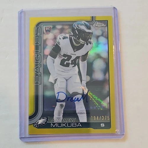 2025 Topps Chrome Andrew Mukuba Refractor (RAW)
