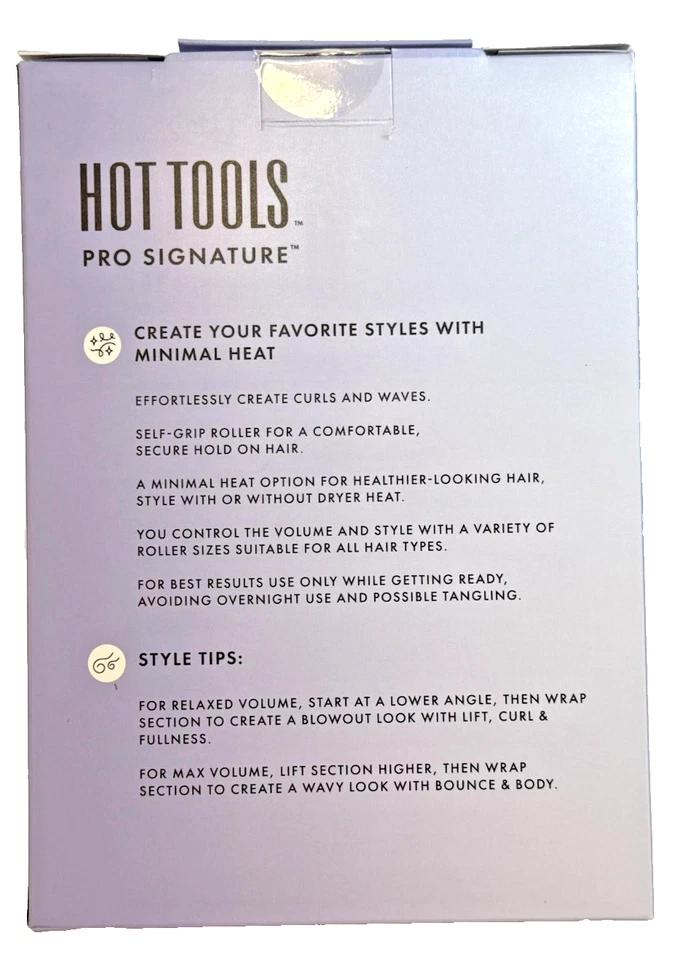 Hot Tools набор роликов для самостоятельного захвата 6 больших роликов, 4 средних ролика, 10 зажимов новый - Изображение 2 из 4