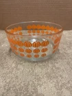 Pyrex Halloween Pumpkin Glass Storage Container Bowl 4 Cup 950mL 1 Qt No Lid