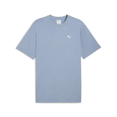 PUMA Elevated Essentials Acid Wash Crew Neck Short Sleeve T-Shirt Mens Size S  C
