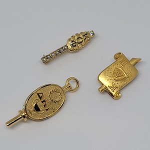 3 Fraternity Pins - Kappa Omicron Phi / Kappa Delta Phi / Delta Kappa Gamma