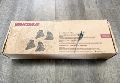 Yakima Q Towers Rooftop Rack System Towers, Set of 4 P/N #00124; New In Box