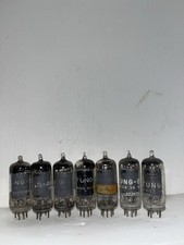 7 Tung-Sol 6AU6 Tubes TV7 Tested Very Strong Non matching Please See Pictures