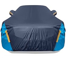 Car Cover Waterproof All Weather for Automobiles, 6 Layers Sedan-XL Blue