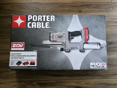 #ad #ad Porter Cable PCCGG001D1 20V MAX Grease Gun Kit battery changer amp; tote NIB $199.87