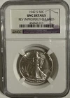 1942-S NGC UNC Detail Walking Liberty Half Dollar Great Eye Appeal (MS63-64)